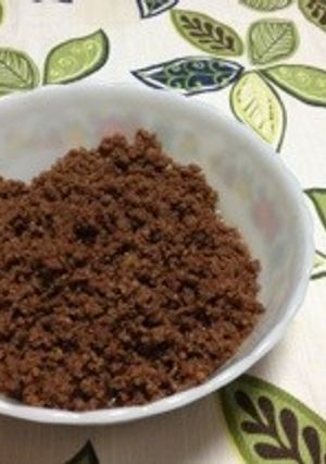ひき肉そぼろ-レシピのメイン写真