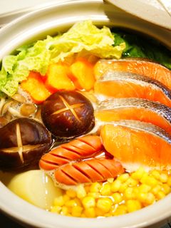 ✿鮭と野菜の塩バター鍋✿-レシピのメイン写真