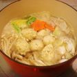 FPで鶏団子★つなぎはお麩