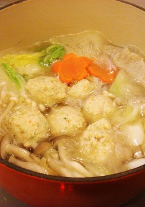 ＦＰで鶏団子★つなぎはお麩-レシピのメイン写真