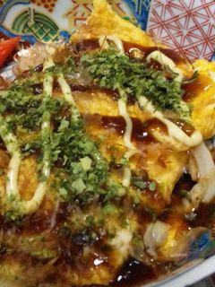 お好み焼き風卵焼き-レシピのメイン写真