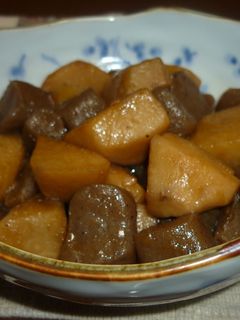 ✿里芋とコンニャクの簡単炒め煮✿-レシピのメイン写真