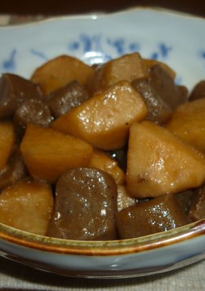 ✿里芋とコンニャクの簡単炒め煮✿-レシピのメイン写真