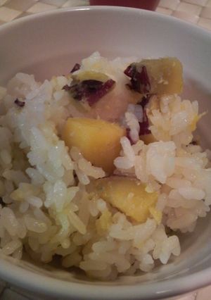 おこわ風☆さつま芋ご飯-レシピのメイン写真