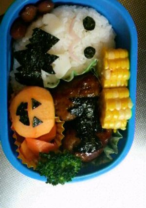 ハロウィン　　キャラ弁-レシピのメイン写真