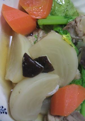 鶏肉と小かぶらの炊いたん☆-レシピのメイン写真