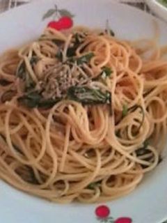 にらとちりめんの和風パスタ-レシピのメイン写真