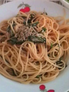 にらとちりめんの和風パスタ-レシピのメイン写真