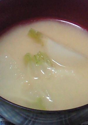 白みそで☆かぶのみそ汁-レシピのメイン写真