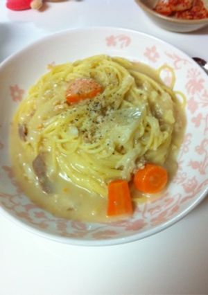 余ったクリームシチューを簡単アレンジ。-レシピのメイン写真