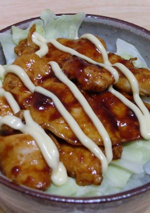 ☆鶏むね肉のこってり丼☆-レシピのメイン写真