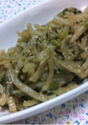 パリパリ食感！大根の皮きんぴら☆-レシピのメイン写真