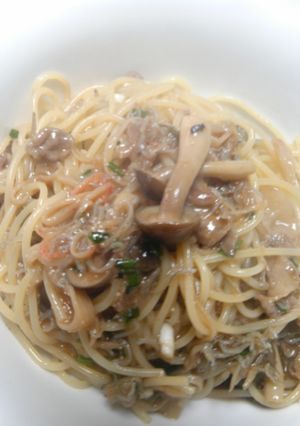 茄子と梅の和風パスタ-レシピのメイン写真