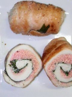 ささみの明太子しそ巻き(梅でも同様)-レシピのメイン写真