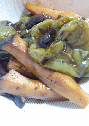 ピーマンとエリンギのこっくり丸ごと煮-レシピのメイン写真
