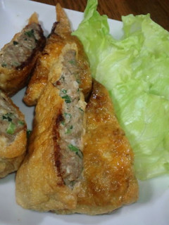 ぎょうざだね油揚げ詰め焼き-レシピのメイン写真