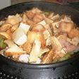アメリカ産松茸の鶏すきやき鍋