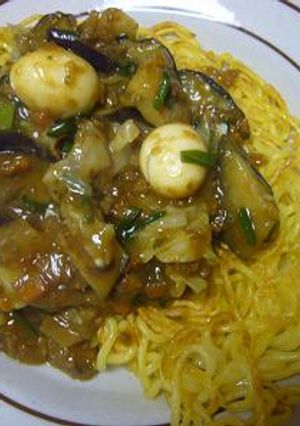 大うけ♪カレーの餡かけ焼きそば-レシピのメイン写真