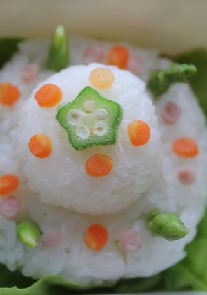 ＊キャラ弁＊お誕生日のケーキ-レシピのメイン写真