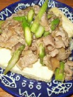 豆腐ステーキの豚肉あんかけ-レシピのメイン写真