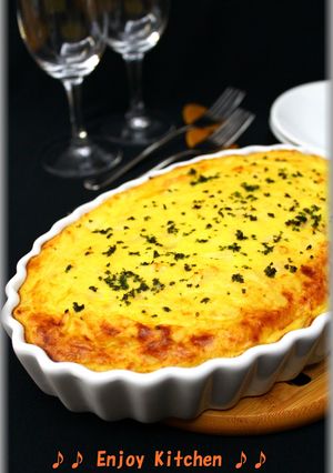 ふんわり♪海老とじゃがいものキッシュ-レシピのメイン写真