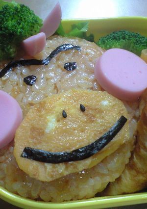 キャラ弁　はなかっぱ-レシピのメイン写真