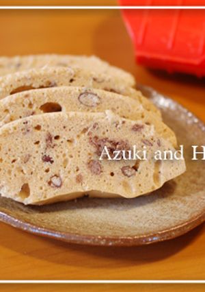 ルクエde蒸しパン♪小豆とはったい粉☆-レシピのメイン写真
