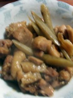 ごぼうと鶏肉の照り煮-レシピのメイン写真