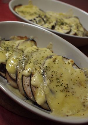 ✿簡単 薄切りナスのマヨチーズ焼き✿-レシピのメイン写真