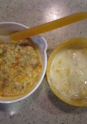 9ヶ月頃・秋鮭と根菜の和風離乳食-レシピのメイン写真
