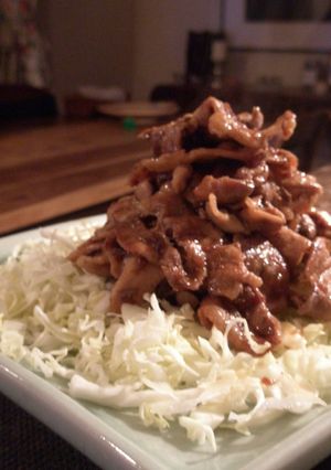 豚バラちゃんのおろし玉ねぎ炒め-レシピのメイン写真