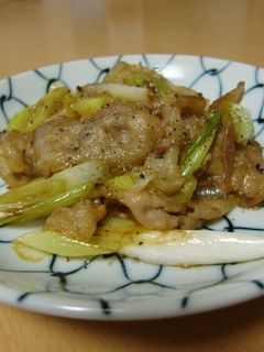 お弁当に!豚バラとネギのオイスター炒め-レシピのメイン写真