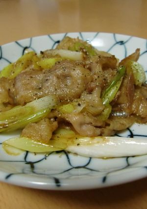 お弁当に！豚バラとネギのオイスター炒め-レシピのメイン写真
