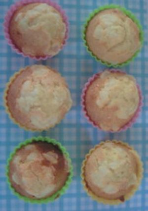 クリームチーズのっけマフィン-レシピのメイン写真