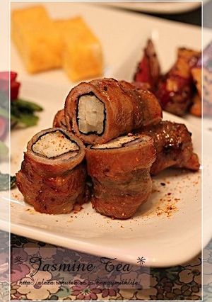 ★豚肉の長芋のり巻き★-レシピのメイン写真