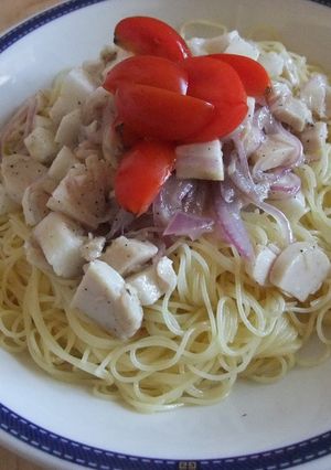 鶏肉とトマトのパスタ-レシピのメイン写真