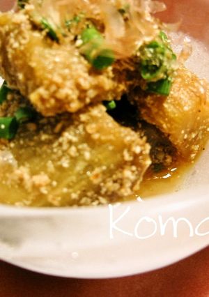 ★焼きなすのゴマポン酢醤油和え★-レシピのメイン写真