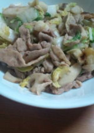 ☆根菜たっぷり豚肉入り野菜炒め☆-レシピのメイン写真