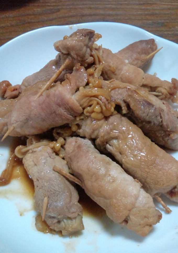 えのきの豚肉巻き照り焼き-レシピのメイン写真