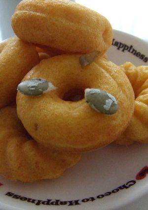秋の焼きドーナツ✿ฺかぼちゃメープル-レシピのメイン写真
