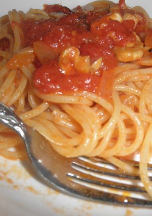 本格スパゲティトマトソース( ̄ー ̄ )-レシピのメイン写真