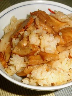 アメリカ産松茸~松茸混ぜご飯-レシピのメイン写真