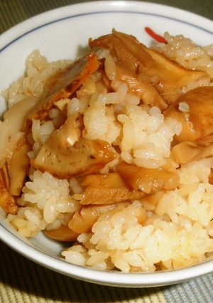 アメリカ産松茸~松茸混ぜご飯-レシピのメイン写真