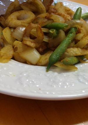 お弁当にもぜひ！ちくわのカレー炒め☆-レシピのメイン写真