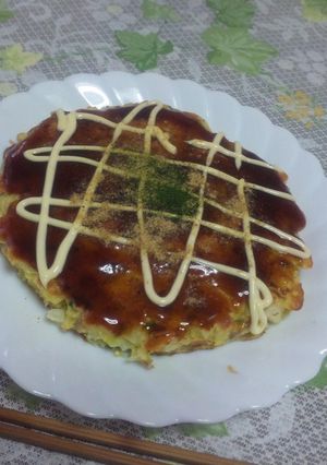 秘伝ソースのフワフワお好み焼き-レシピのメイン写真