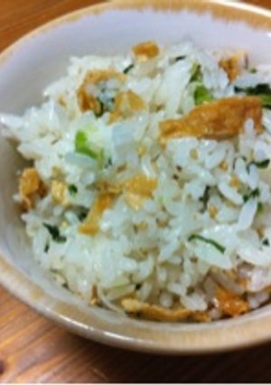 簡単♪混ぜるだけ！いなりあげご飯-レシピのメイン写真