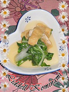 青菜(白菜)と薄揚げの炊いたん(煮浸し)-レシピのメイン写真