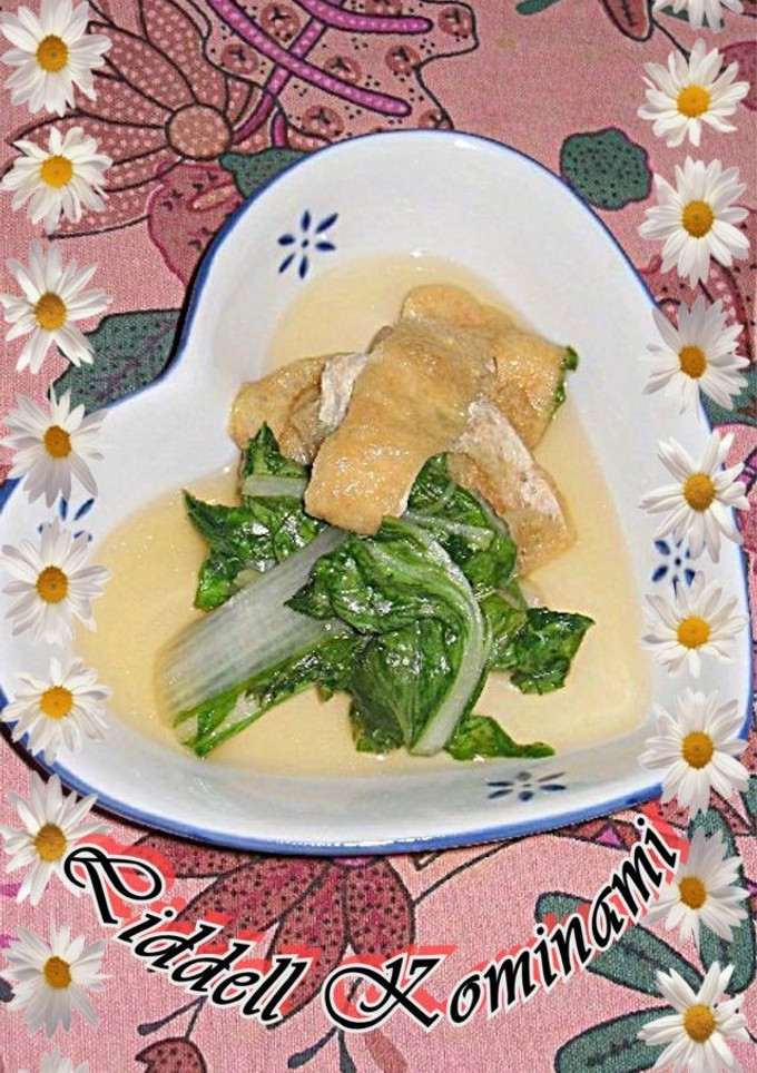 青菜（白菜）と薄揚げの炊いたん（煮浸し）-レシピのメイン写真