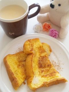 ◇一人暮らしのフレンチトースト◇-レシピのメイン写真