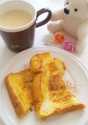◇一人暮らしのフレンチトースト◇-レシピのメイン写真